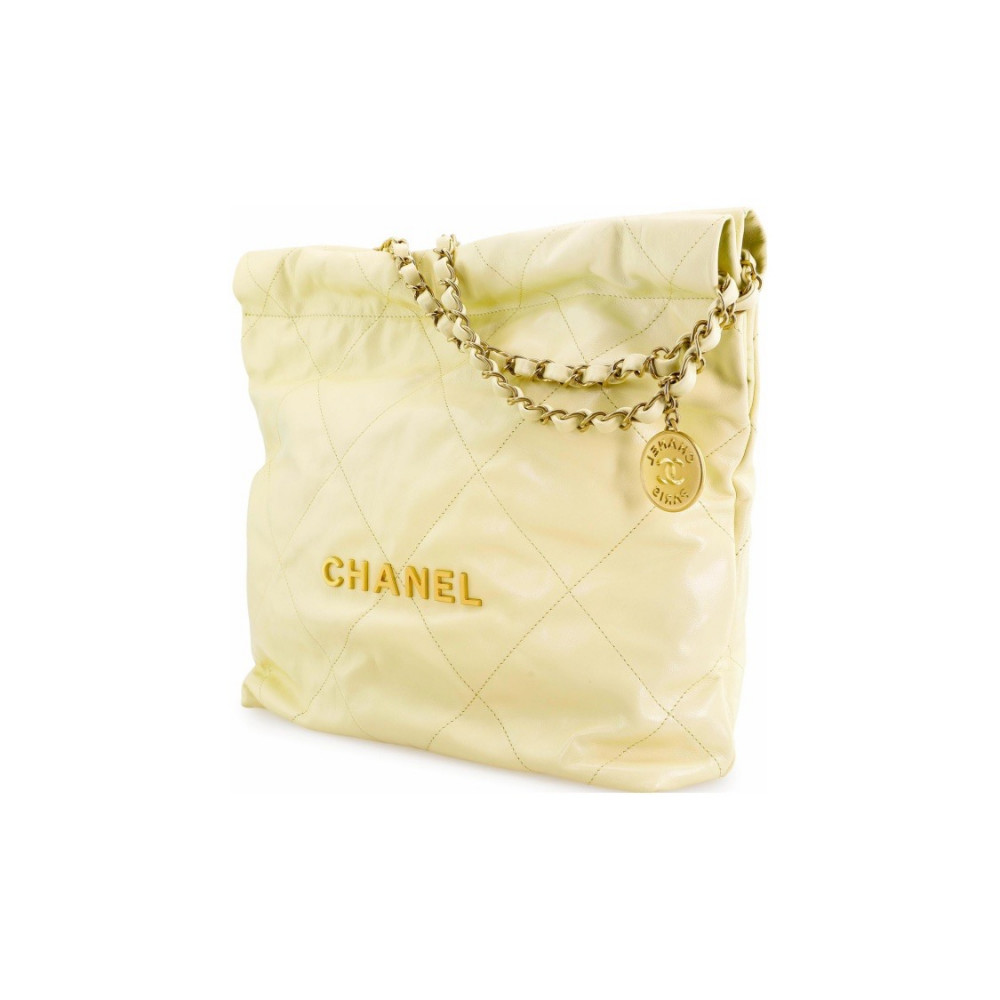 Chanel 22 Handbag Yellow