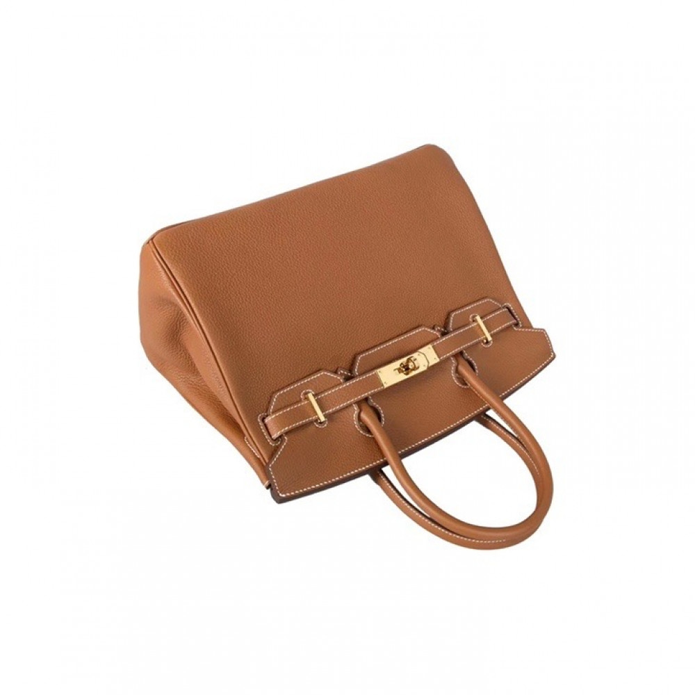 Hermès Birkin 25 With Gold-Plated Hardware, Fully Hand-Stitched Togo