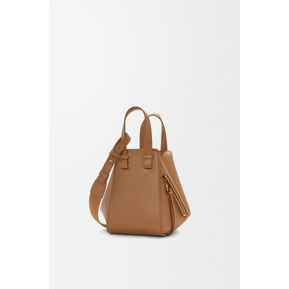 Compact Hammock Bag In Satin Calfskin