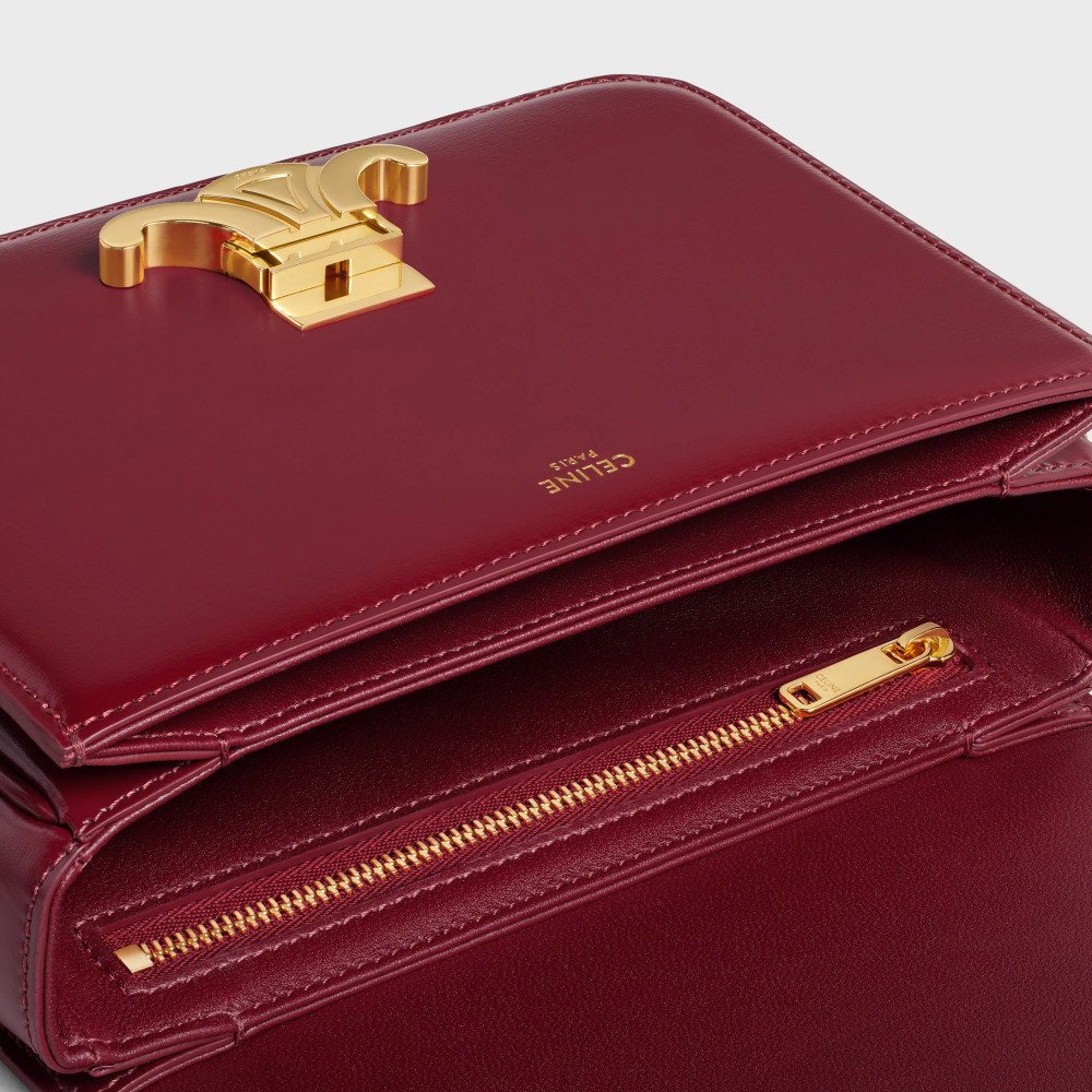 Teen Triomphe Bag In Shiny Calfskin Teen Triomphe Bag In Shiny Calfskin