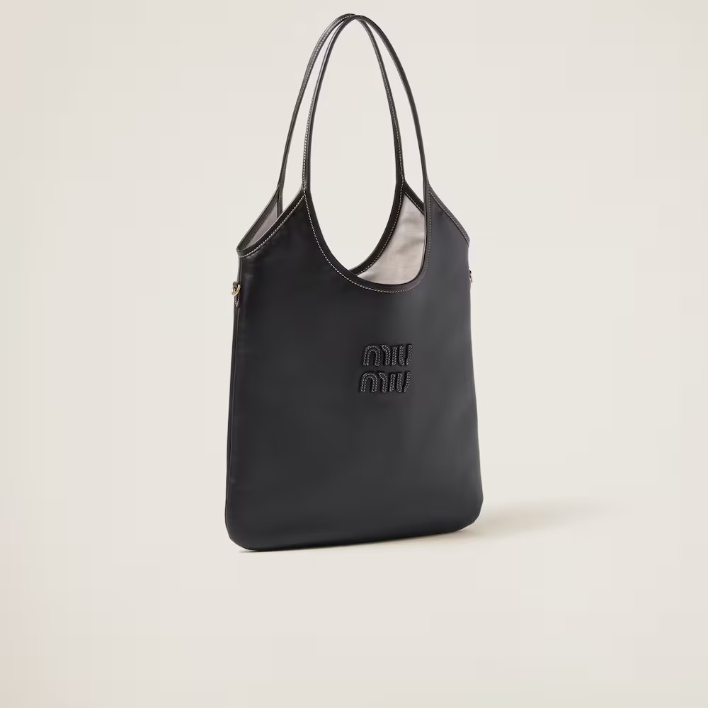 Ivy Leather Handbag Black