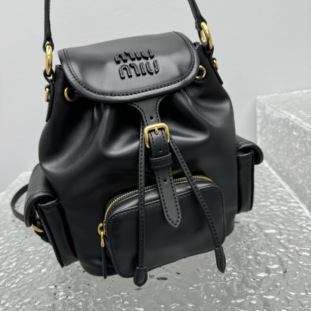 Miumiu Leather Backpack