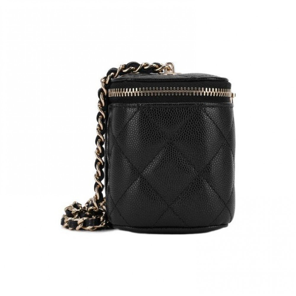 Chanel Cluth With Chain Vanity Box 