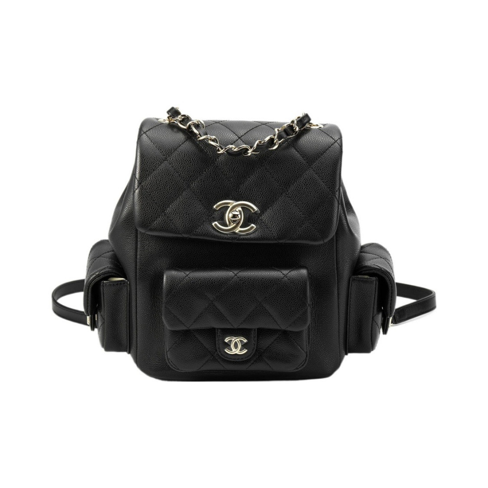 Chanel 23K Duma Backpack Black