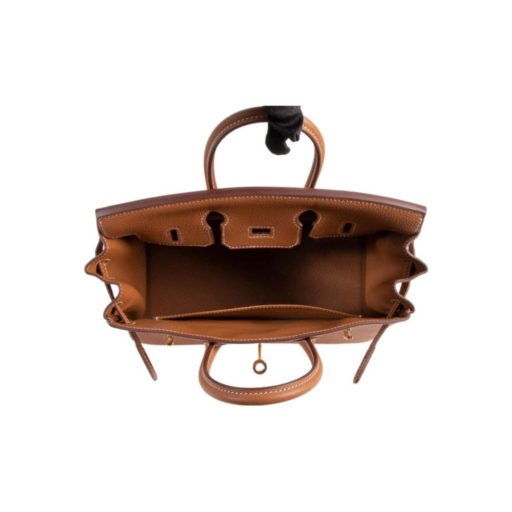 Hermès Birkin 25 With Gold-Plated Hardware, Fully Hand-Stitched Togo