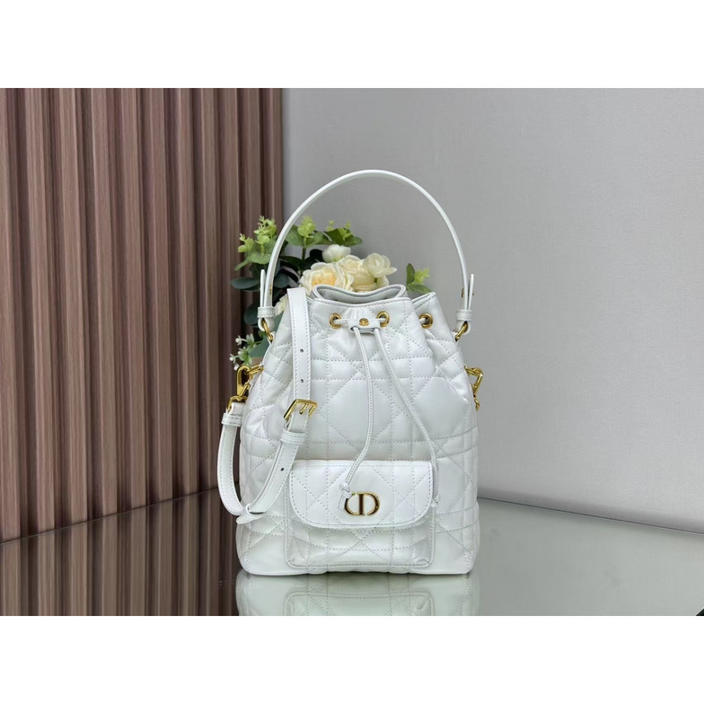 Small Dior Caro Bucket Bag