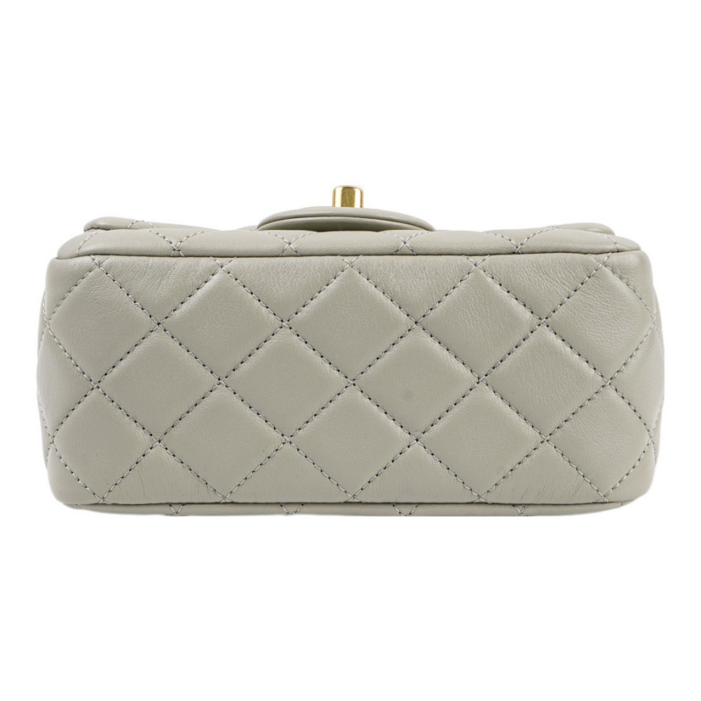 Chanel Flap Bag Gold Ball Gray