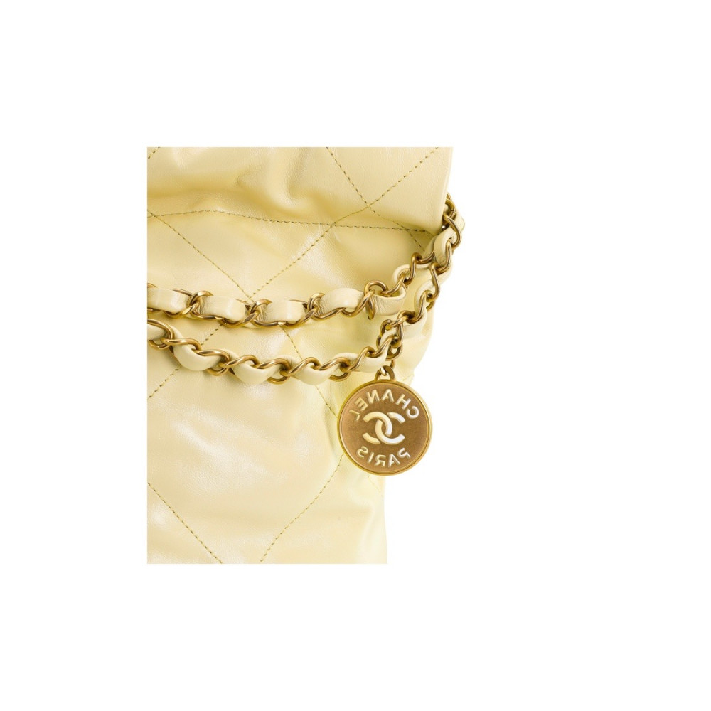 Chanel 22 Handbag Yellow