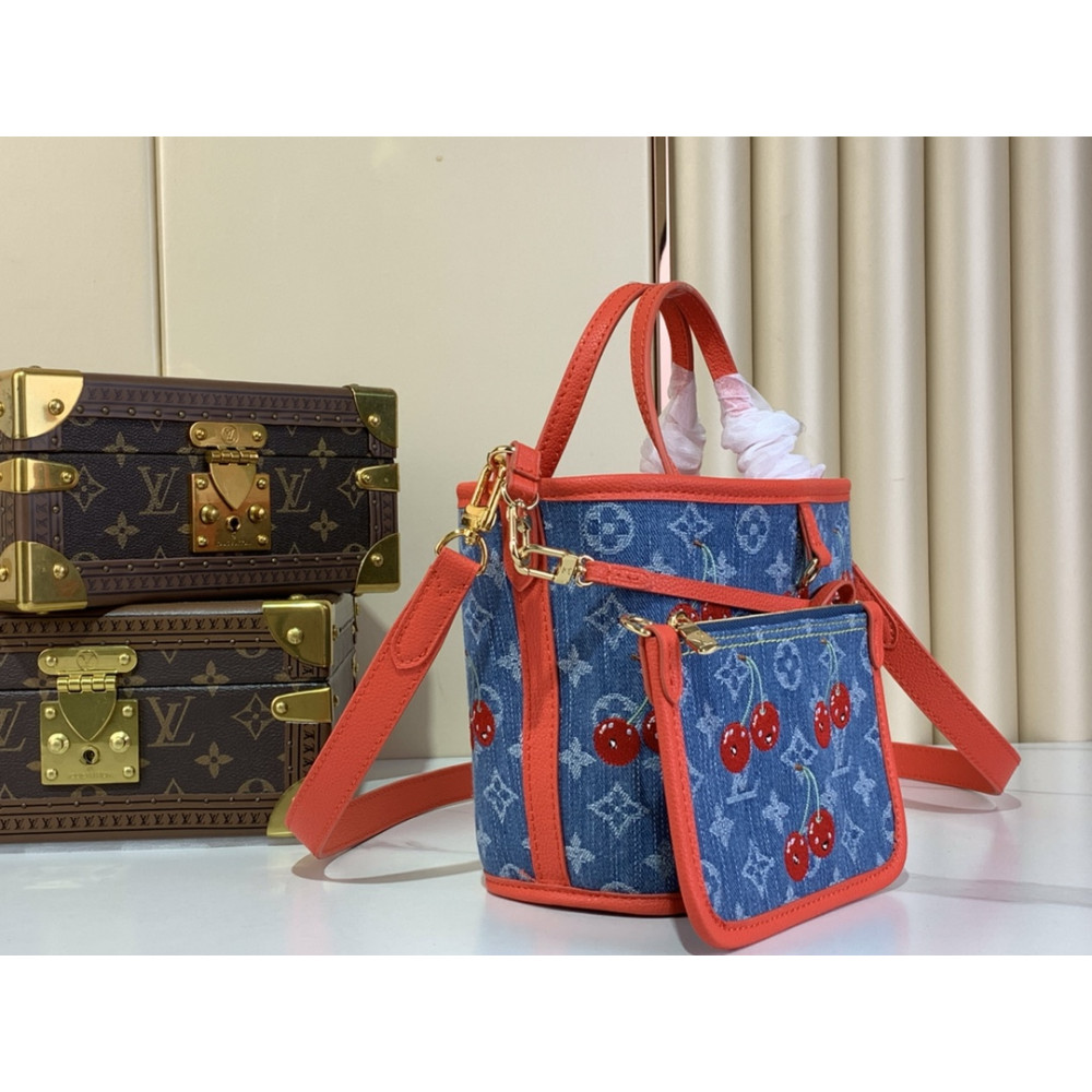 Lv X Tm Neverfull Inside Out Bb Handbag