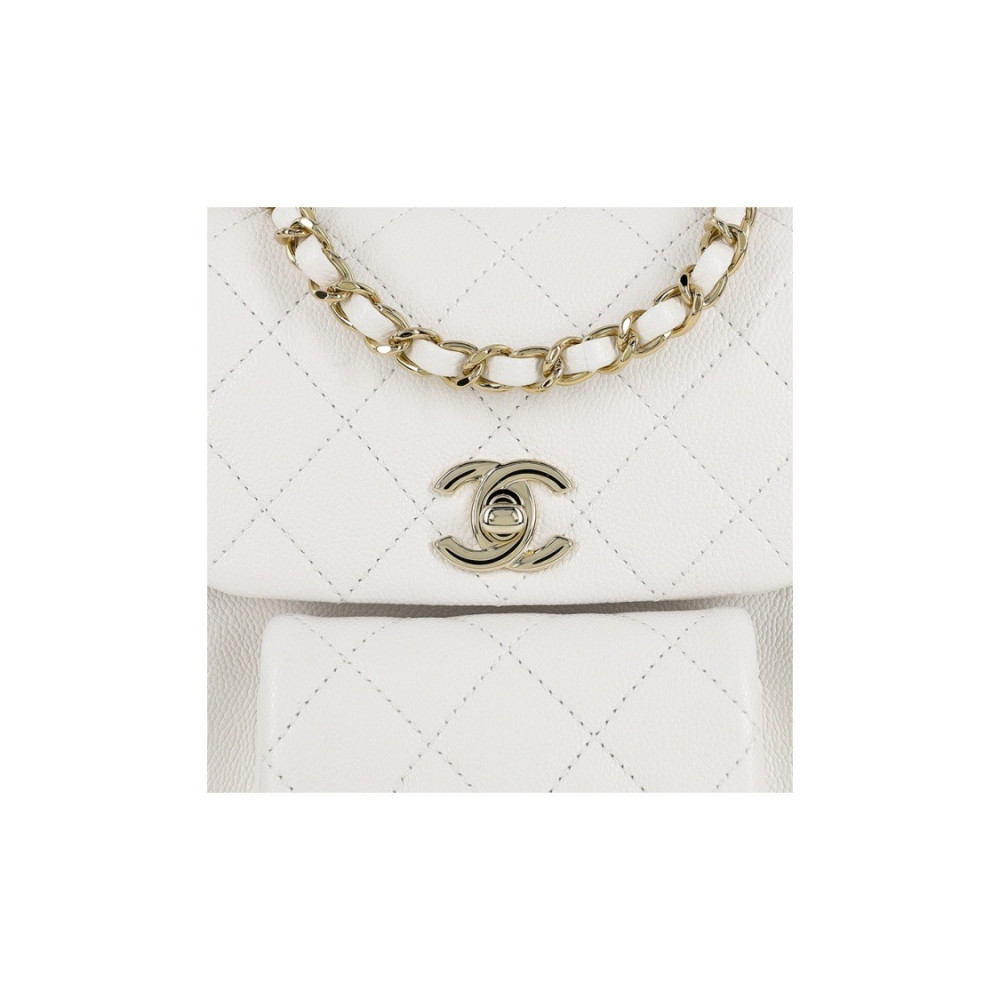 Chanel 23K Duma Backpack White