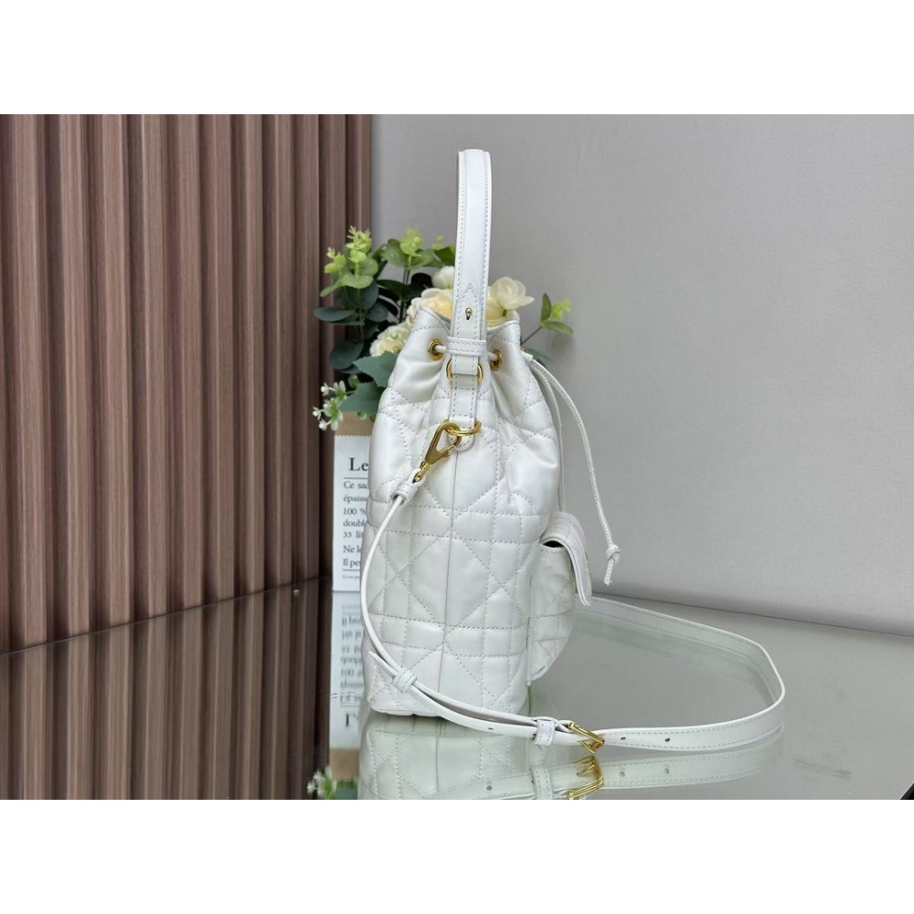 Small Dior Caro Bucket Bag