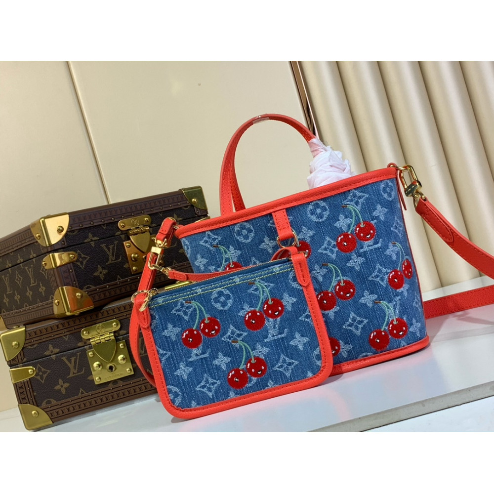 Lv X Tm Neverfull Inside Out Bb Handbag