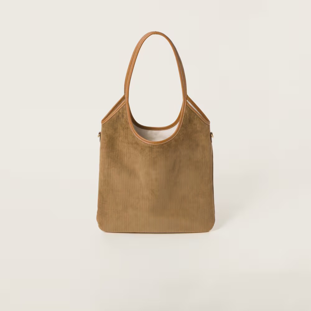 Ivy Corduroy Texture Shopping Bag