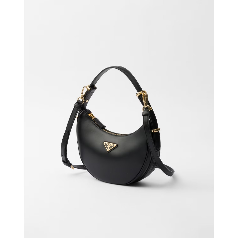 Prada Arqué Small Leather Shoulder Bag