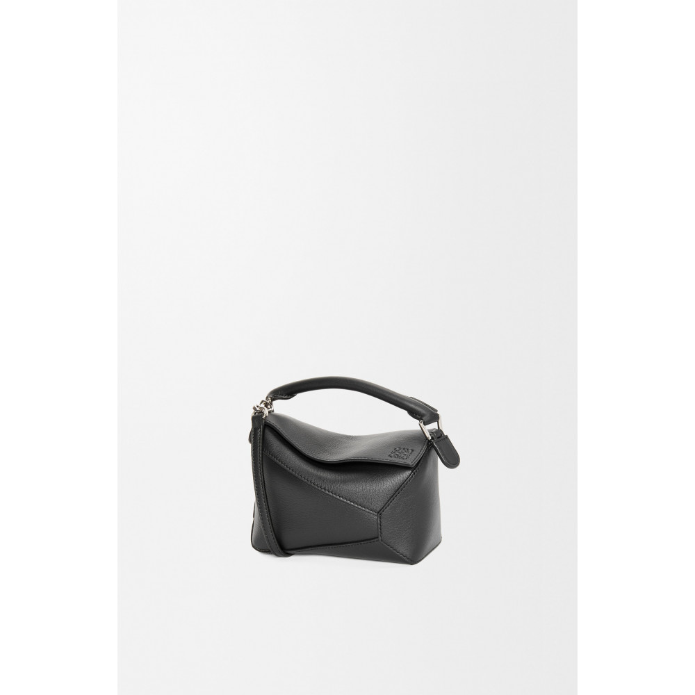 Mini Puzzle Edge Bag In Classic Calfskin