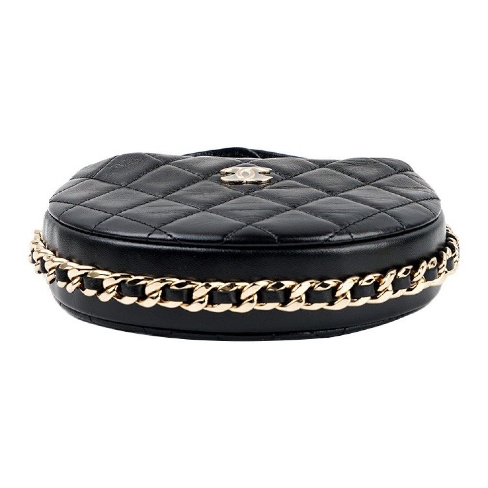 Chanel 23C Pouch Evening Bag Black
