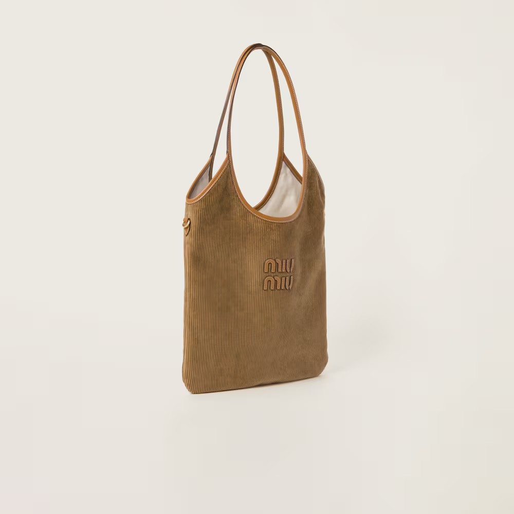 Ivy Corduroy Texture Shopping Bag