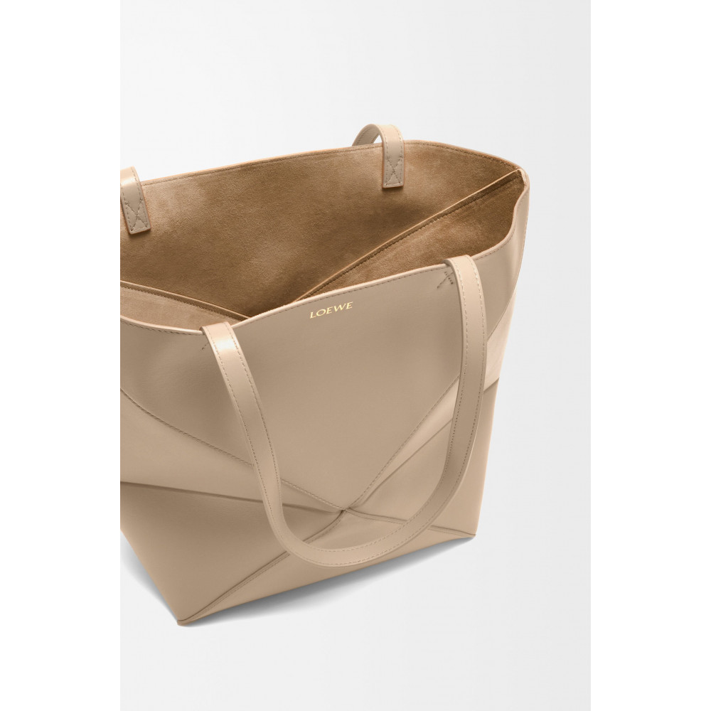 Medium Puzzle Fold Tote In Shiny Calfskin Medium Puzzle Fold Tote In Shiny Calfskin