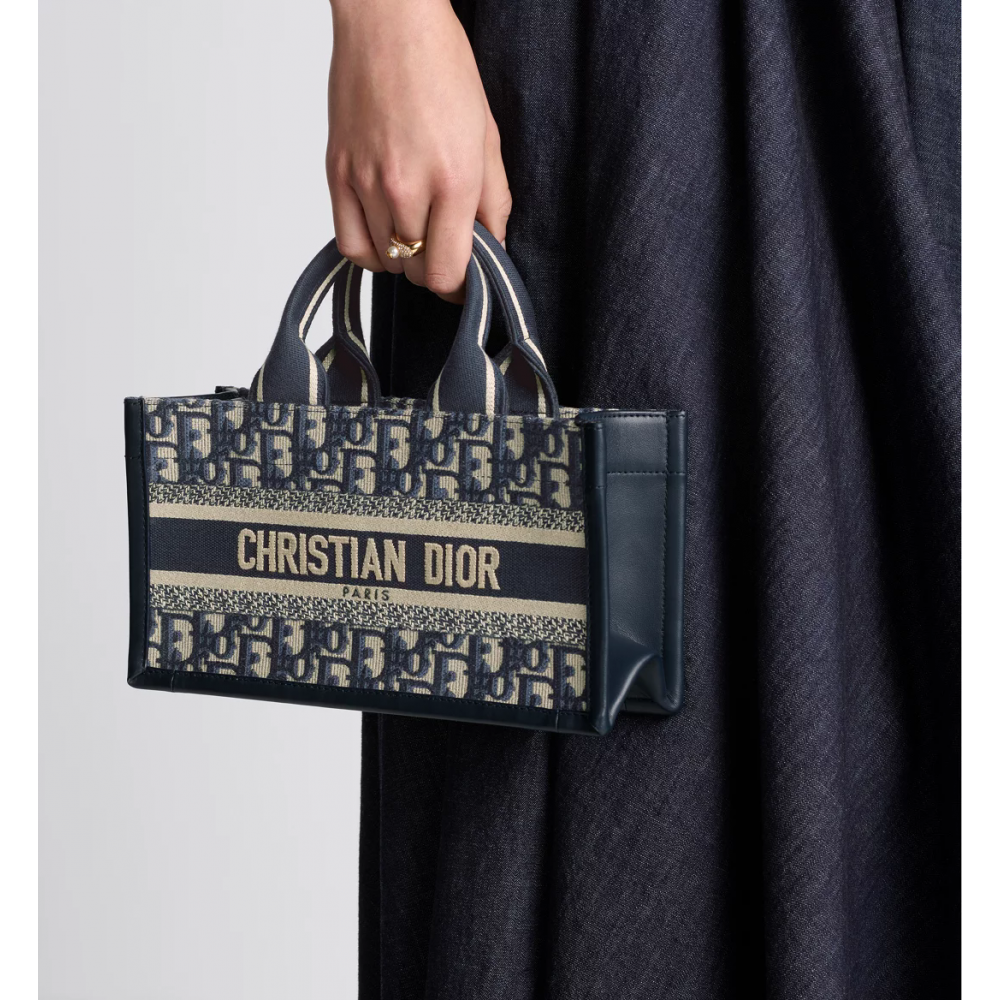 East-West Dior Book Tote With Strap East-West Dior Book Tote With Strap