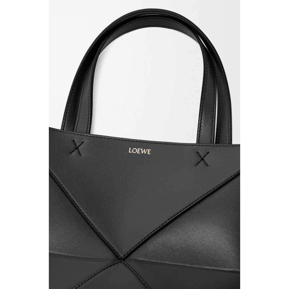 Mini Puzzle Fold Tote In Shiny Calfskin Mini Puzzle Fold Tote In Shiny Calfskin