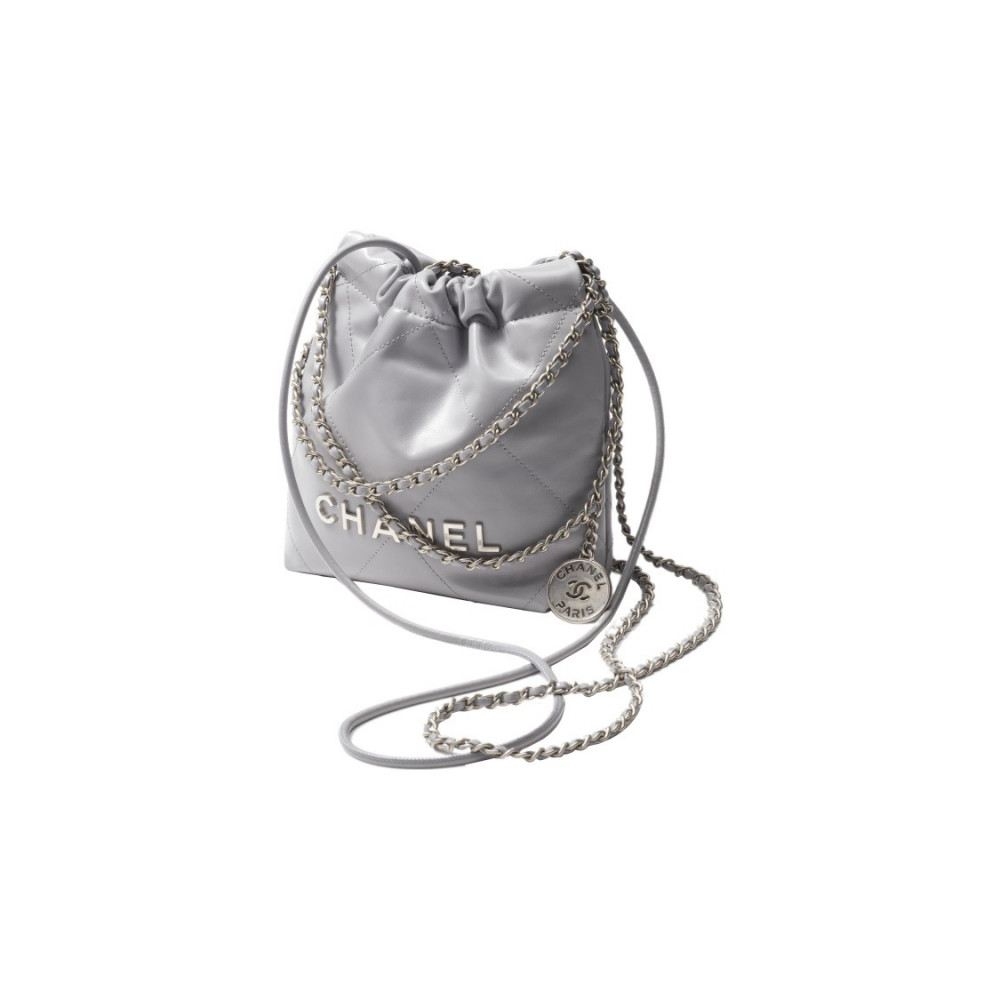 Chanel 22 Mini Handbag Gray