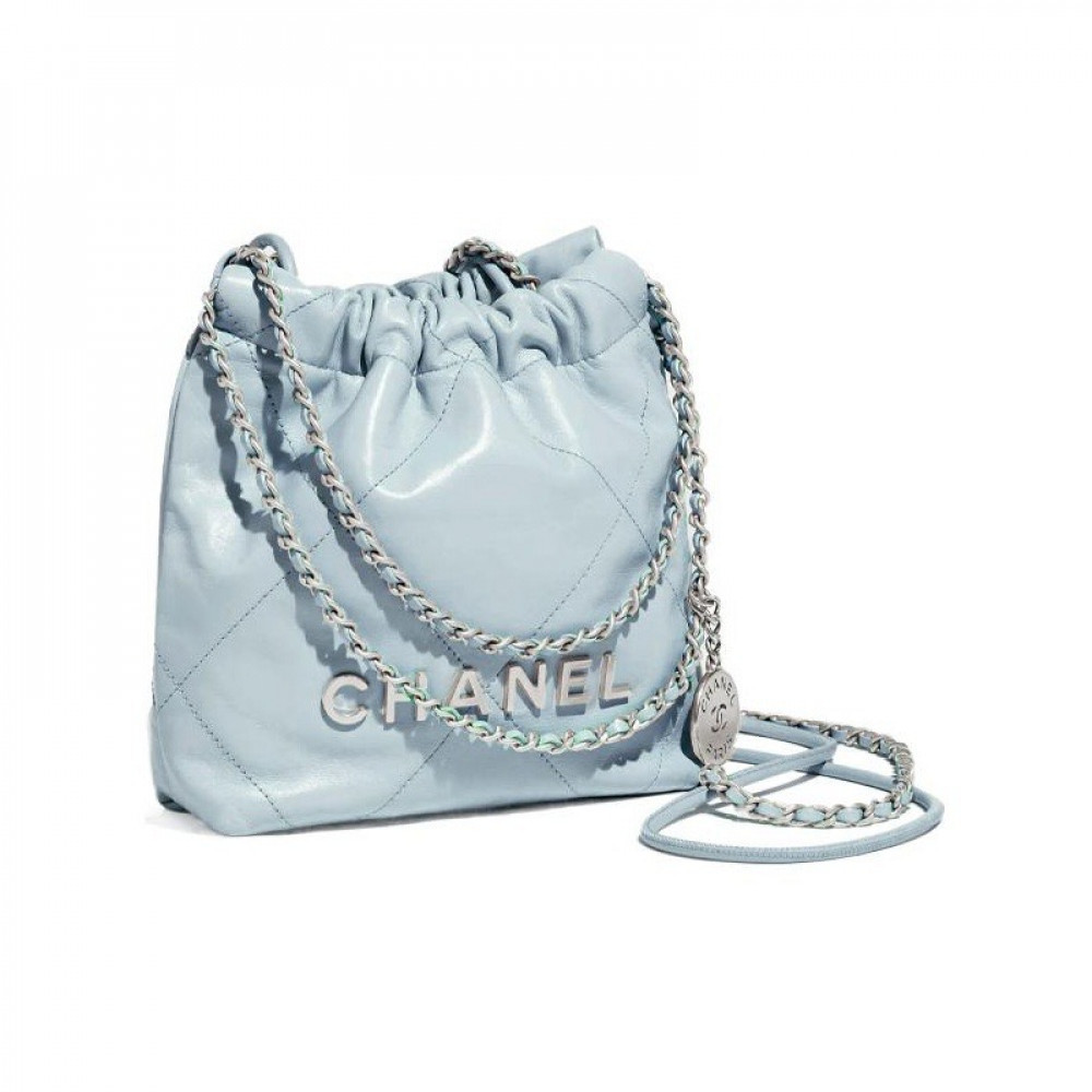 Chanel 22 Mini Handbag Bule