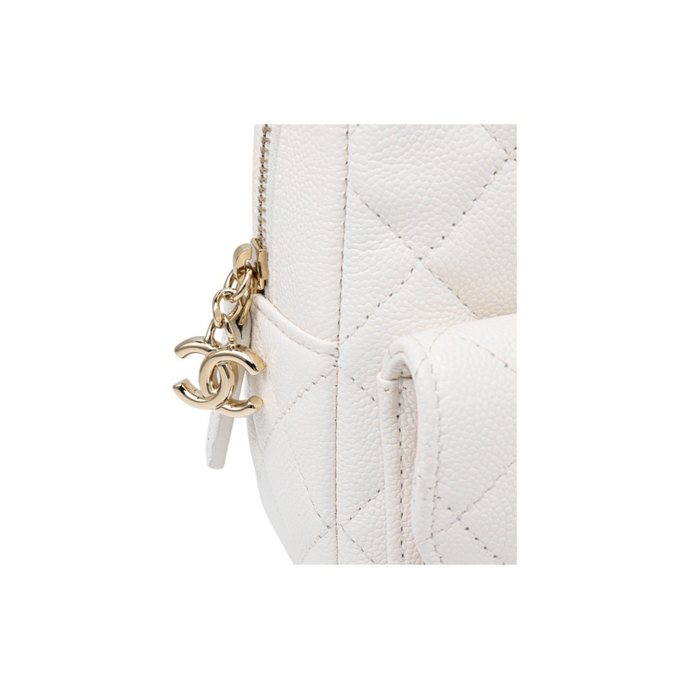 Chanel Mini Backpack White