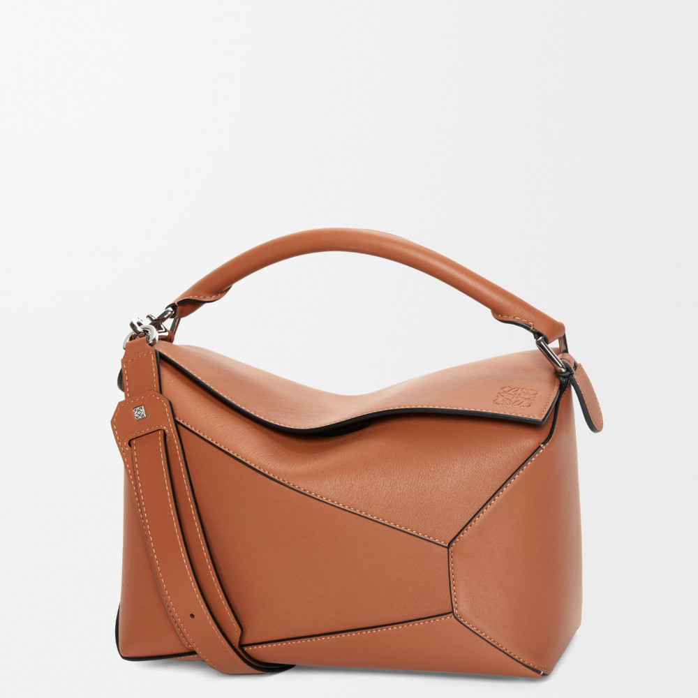 Medium Puzzle Edge Bag In Classic Calfskin