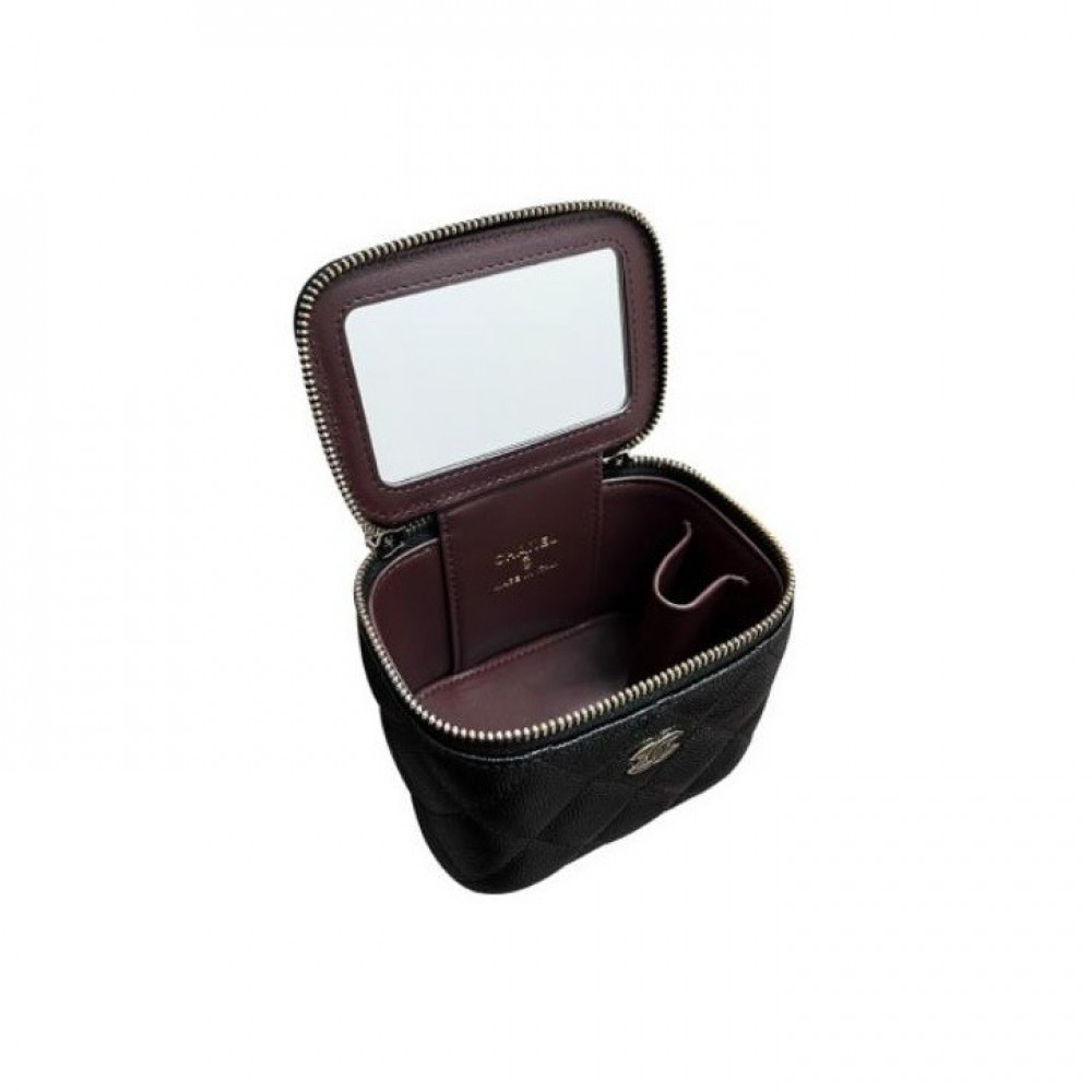 Chanel Cluth With Chain Vanity Box 