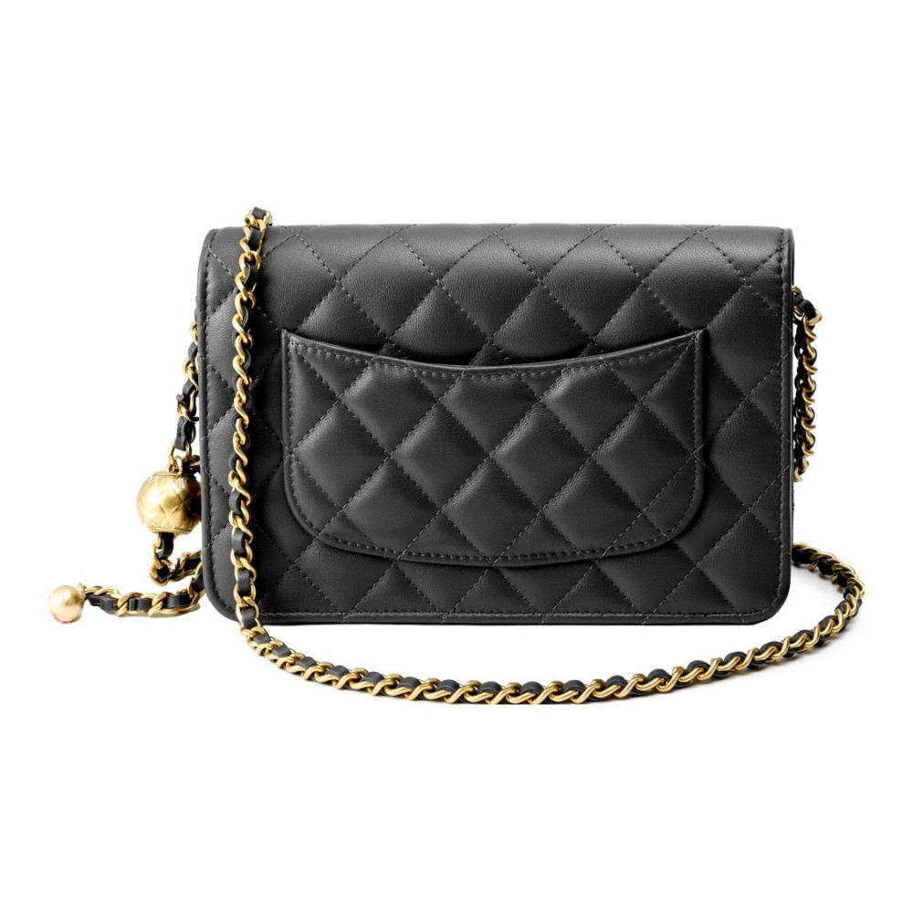 Chanel Gold Ball Sheepskin Woc Bag