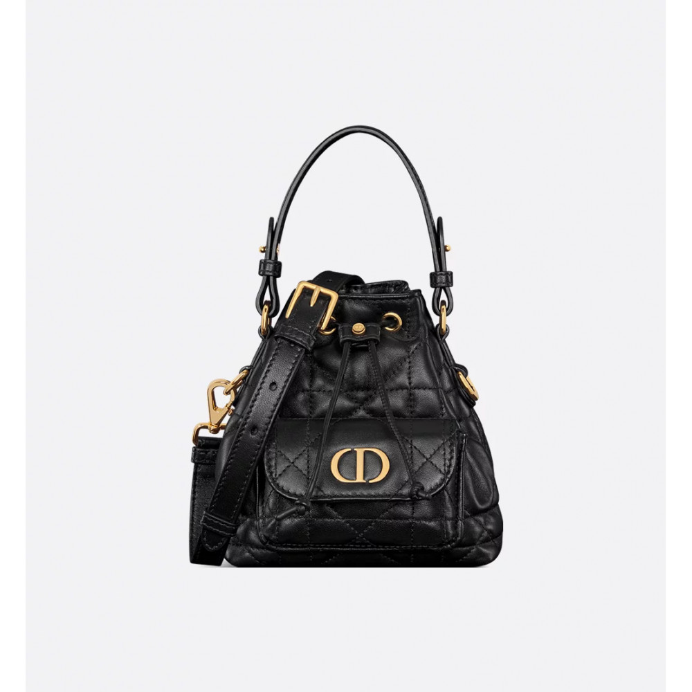 Miniature Dior Caro Bucket Bag