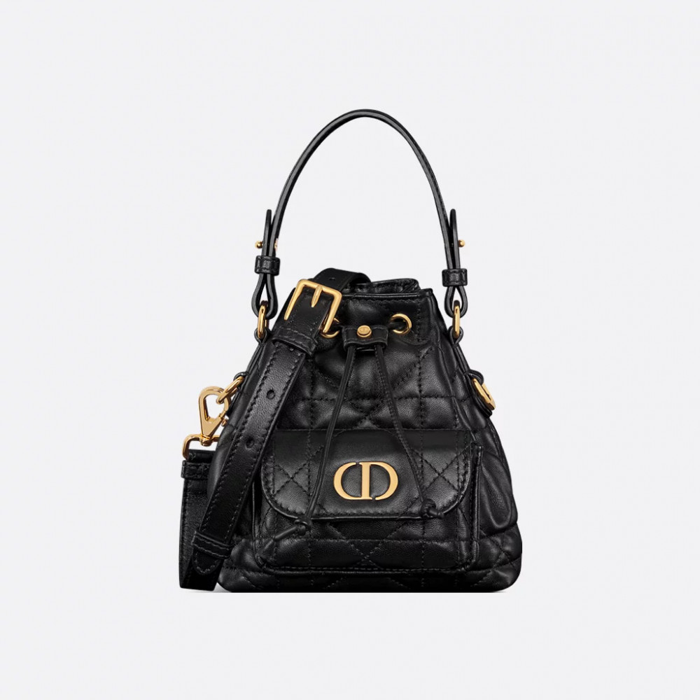 Miniature Dior Caro Bucket Bag