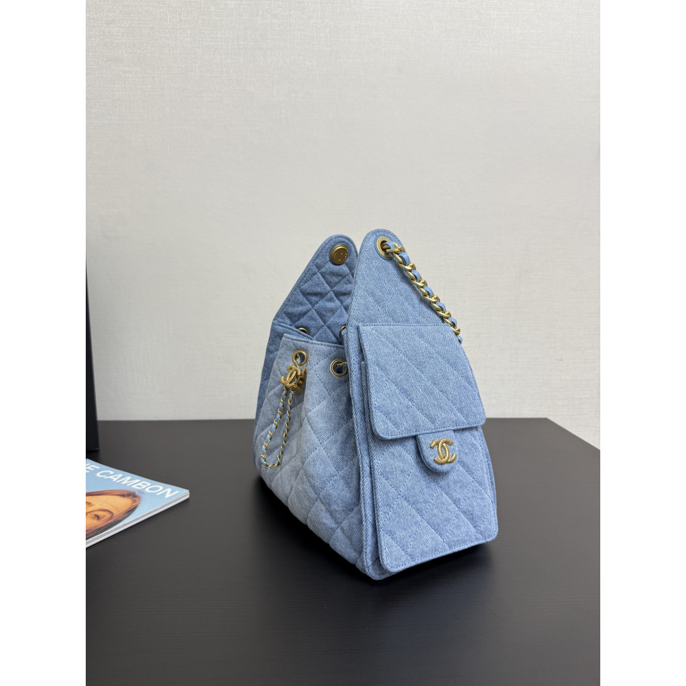 Chanel 25 Small Denim Handbag