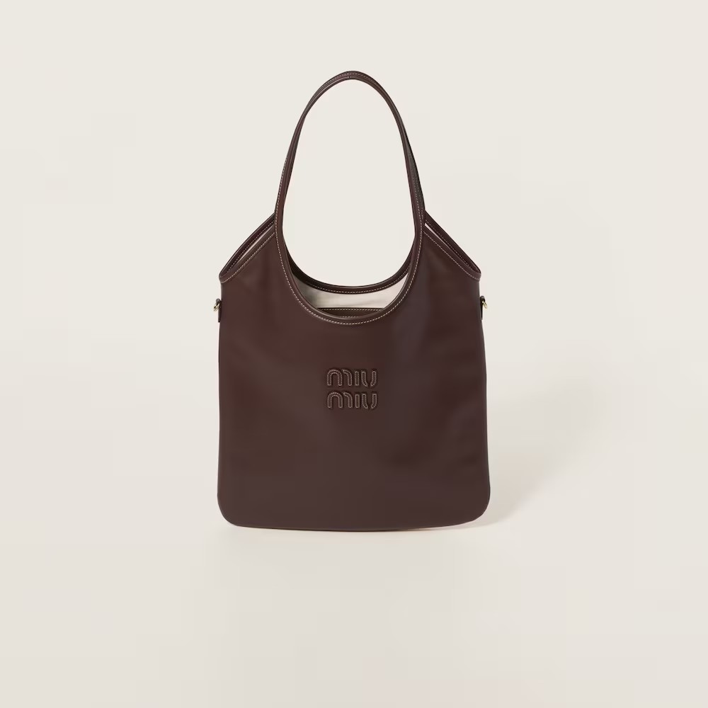 Ivy Leather Handbag Shrubby Oak Color