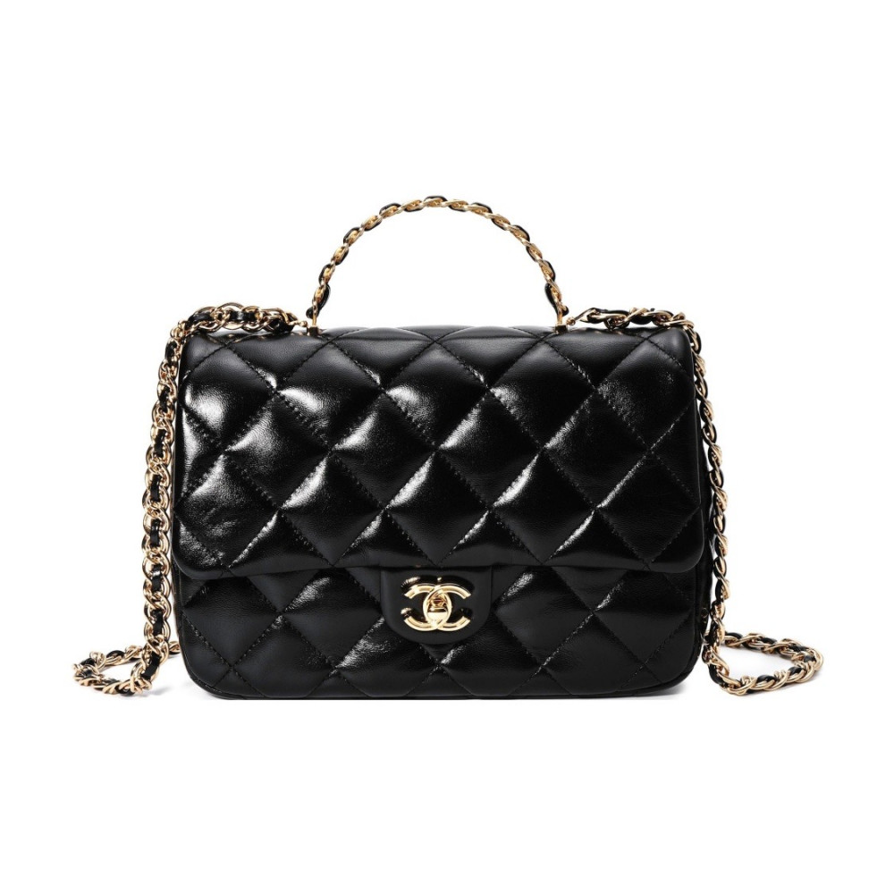 Chanel  Small Clasp Cover Bag With Handle 