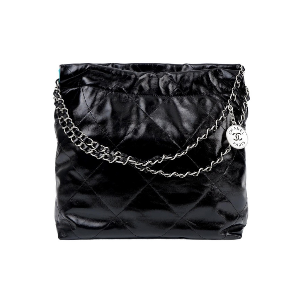 Chanel 22 Handbag Silver-Tone Metal