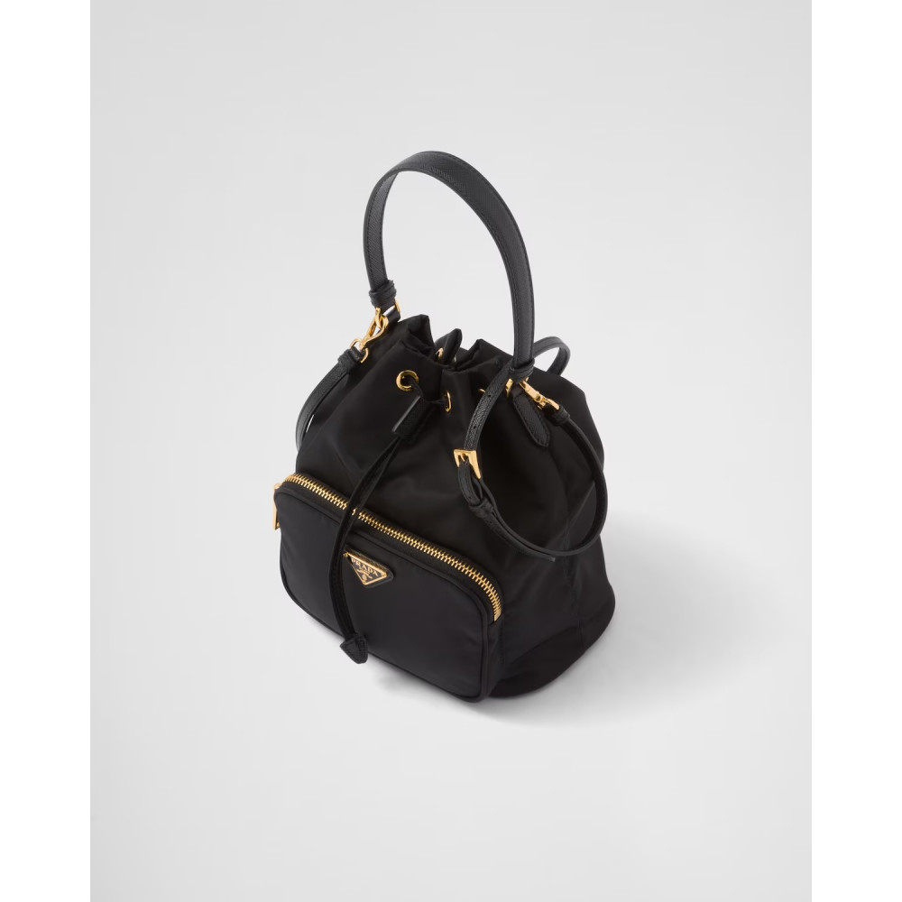 Prada Duet Re-Nylon Bucket Bag