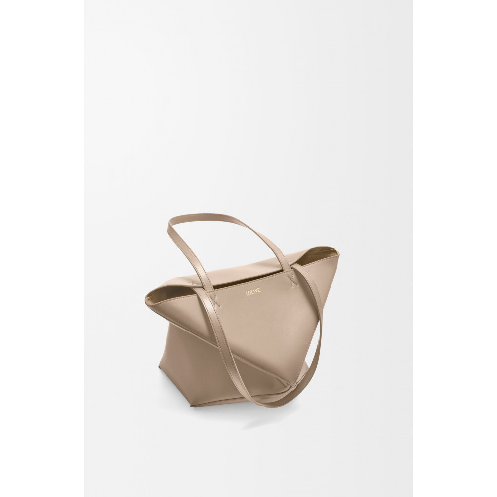 Medium Puzzle Fold Tote In Shiny Calfskin Medium Puzzle Fold Tote In Shiny Calfskin