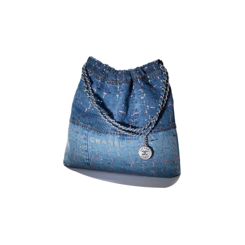Chanel Denim 22 Handbag 