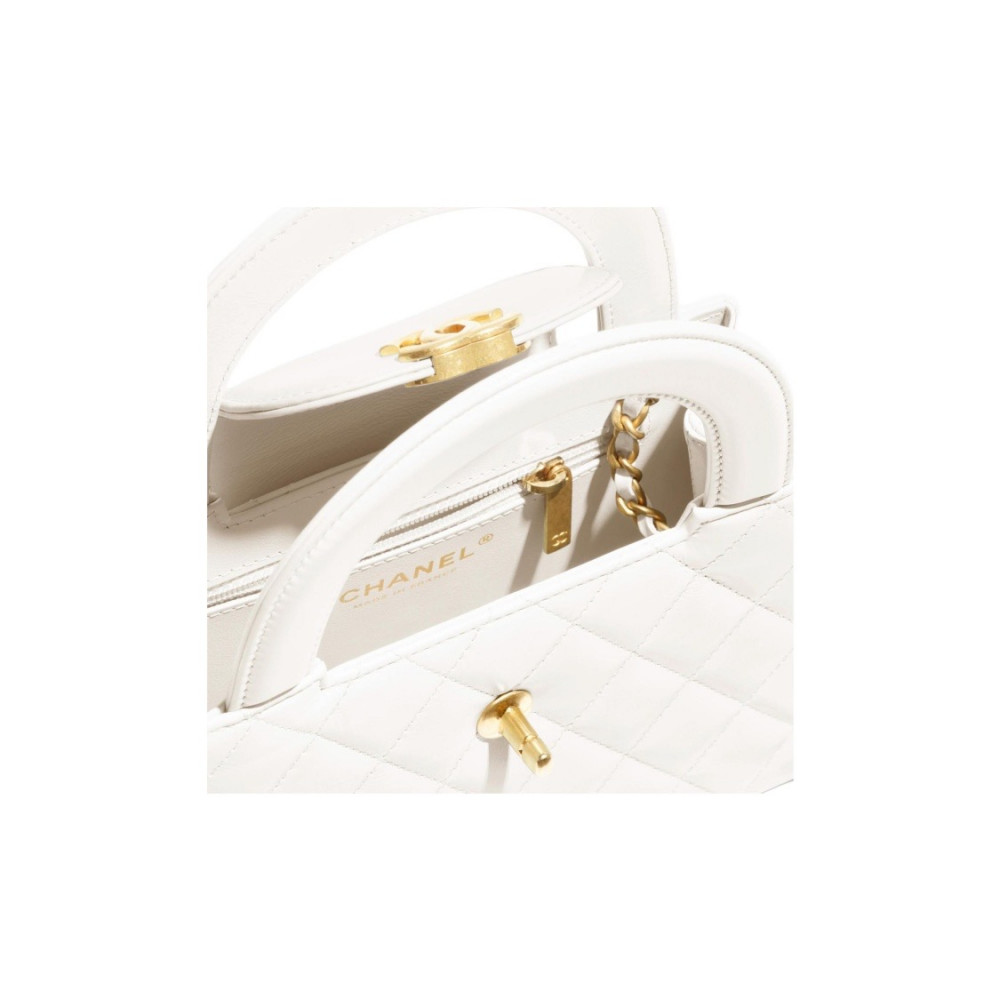 Chanel Mini Shopping Bag White