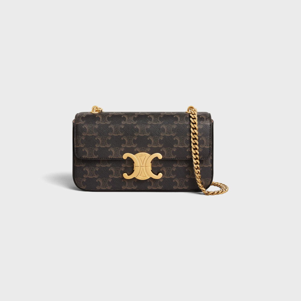 Chain Shoulder Bag Claude In Triomphe Canvas Chain Shoulder Bag Claude In Triomphe Canvas