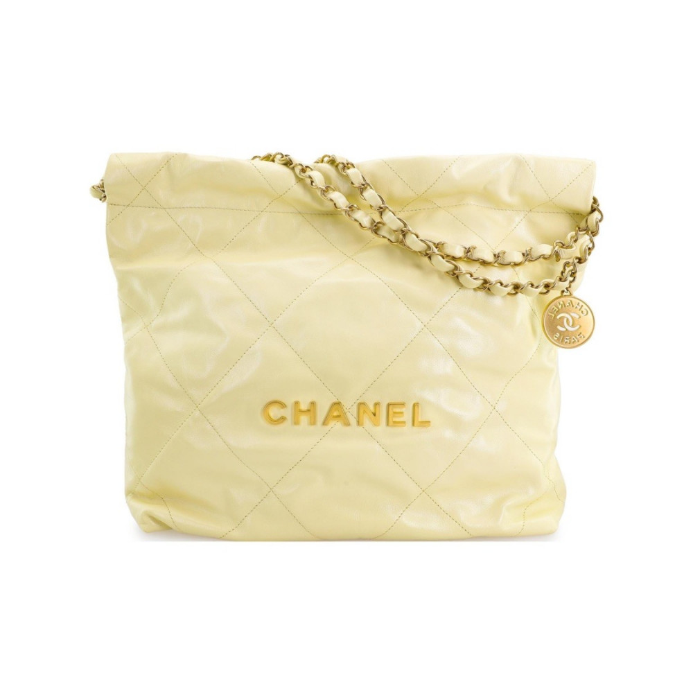 Chanel 22 Handbag Yellow