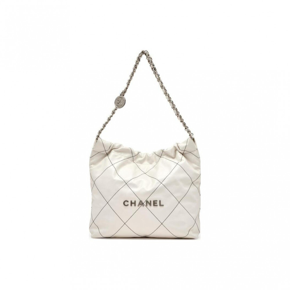 Chanel 22 Handbag With Black Line
