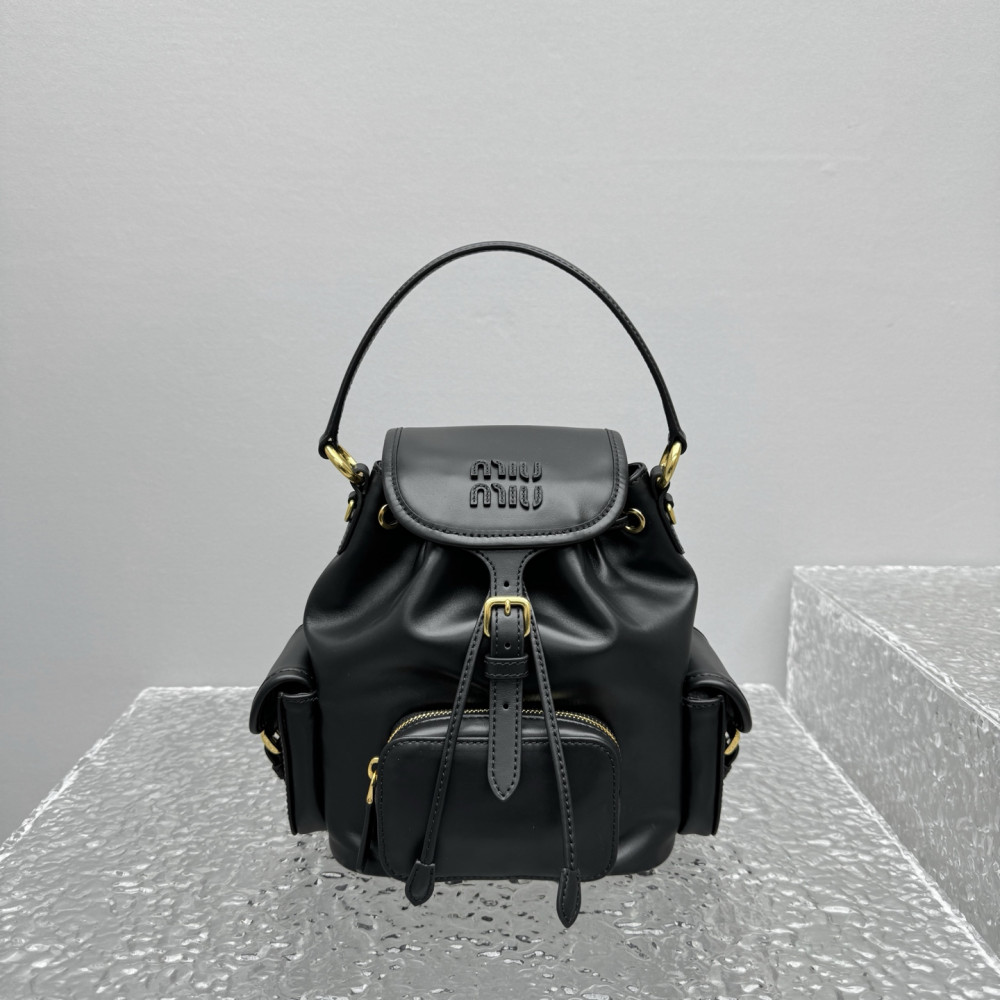 Miumiu Leather Backpack