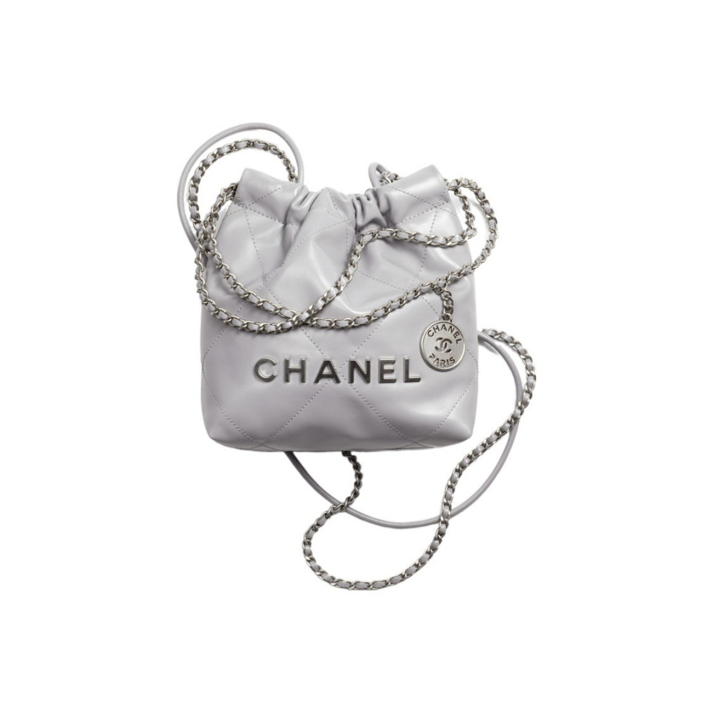 Chanel 22 Mini Handbag Gray
