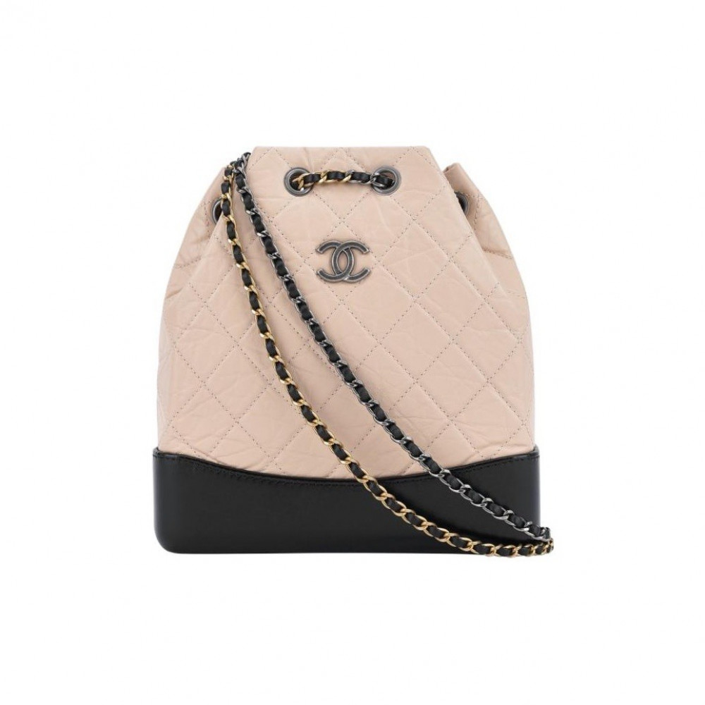 Chanel Aged Calfskin Quilted Gabrielle Backpack