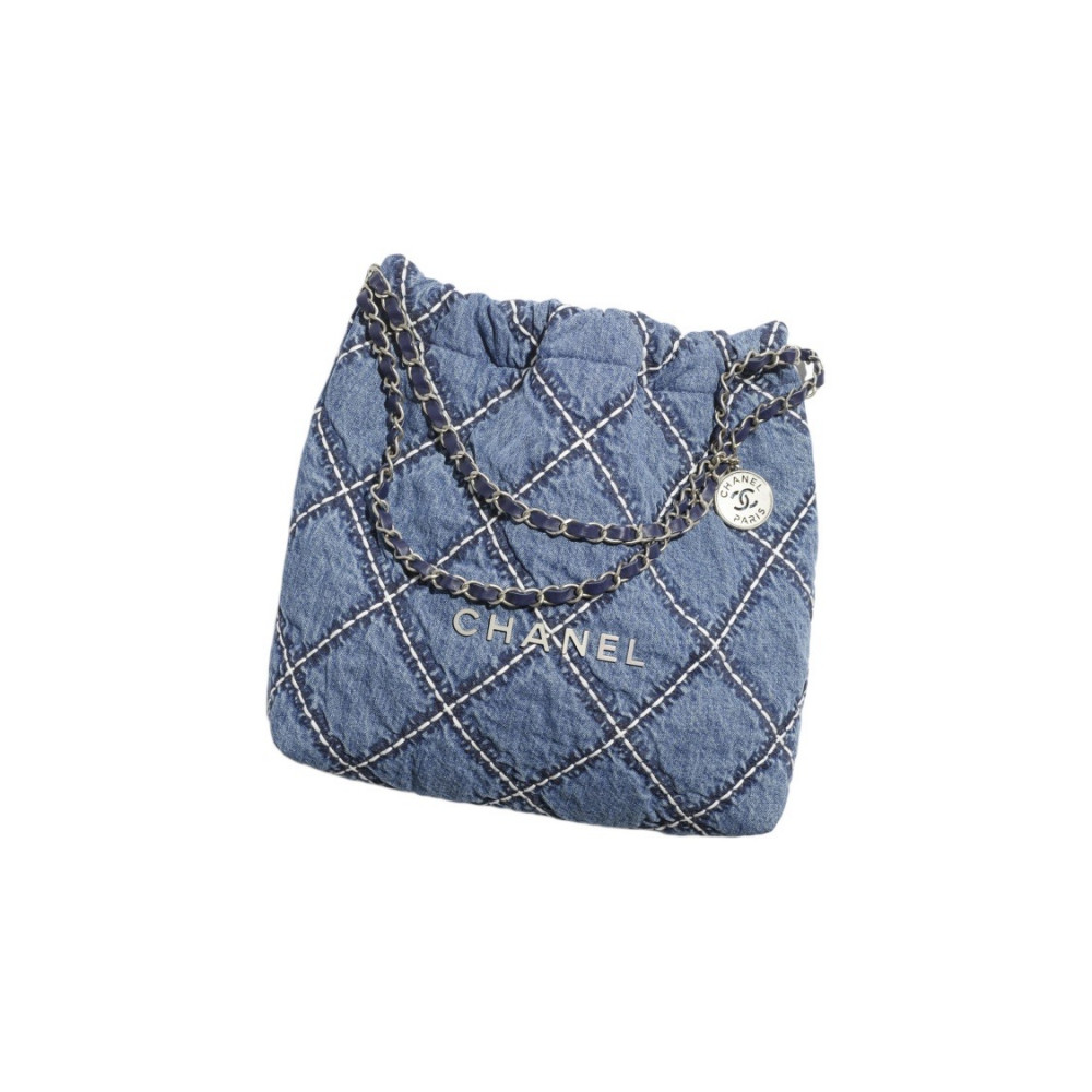 Cahel 22 Handbag Denim Bule
