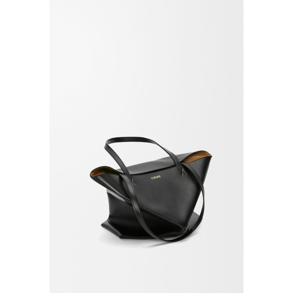 Medium Puzzle Fold Tote In Shiny Calfskin Medium Puzzle Fold Tote In Shiny Calfskin