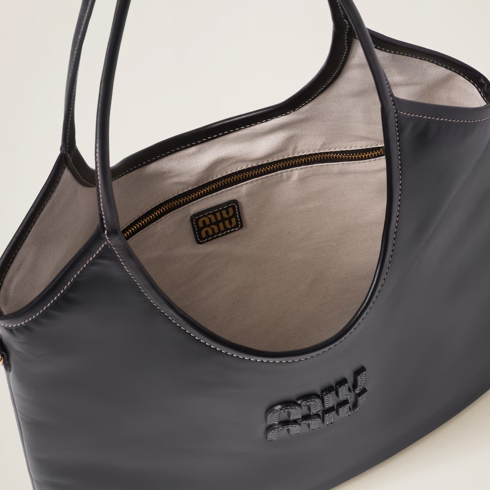 Ivy Leather Handbag Black