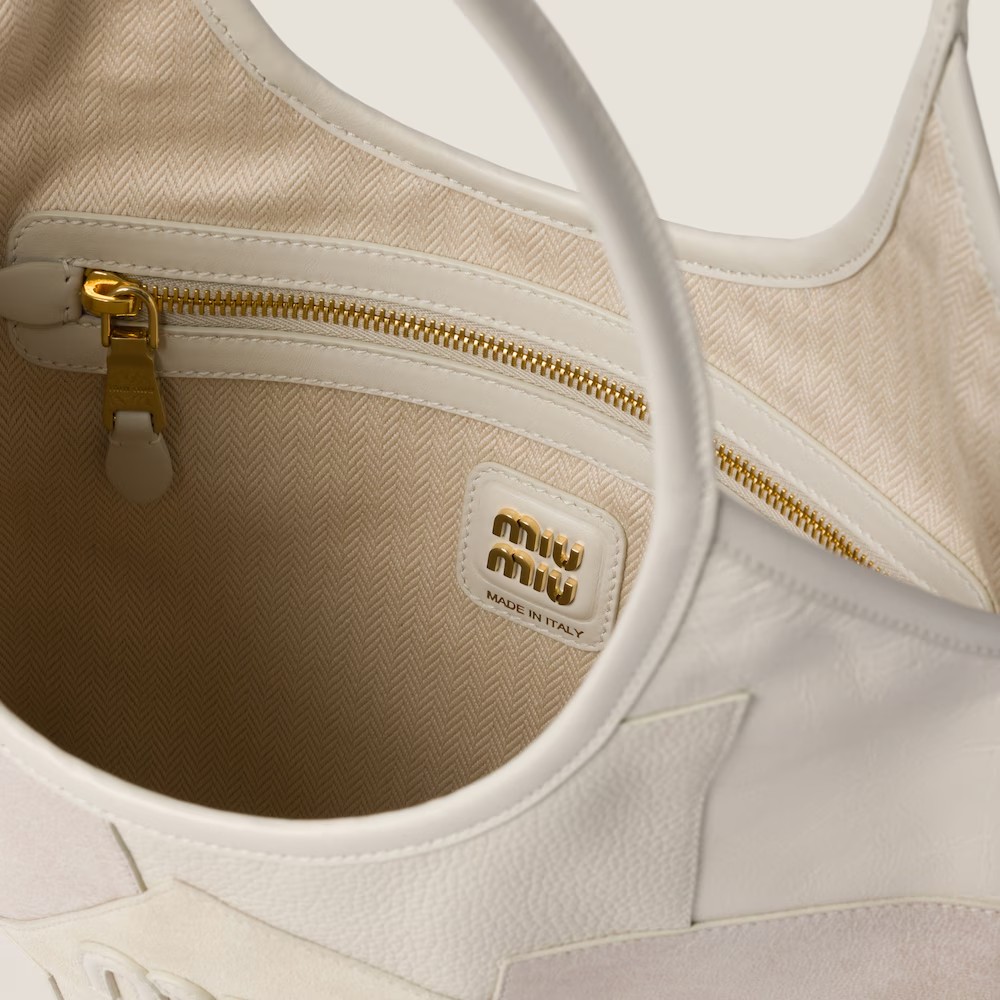Ivy Leather Collage Handbag
